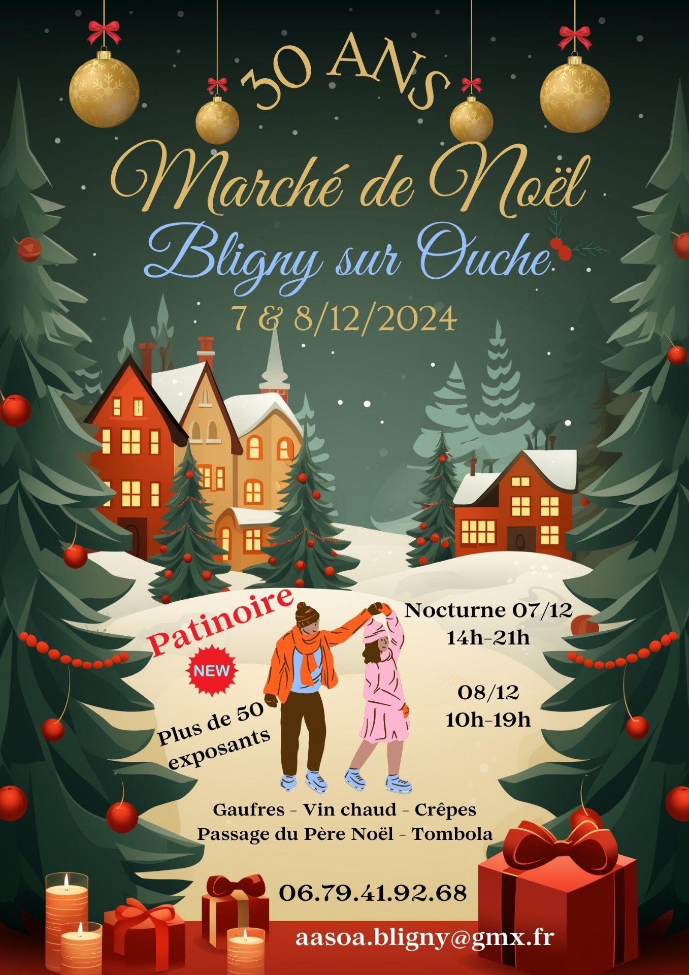 30 ans du marché de noël de Bligny sur Ouche